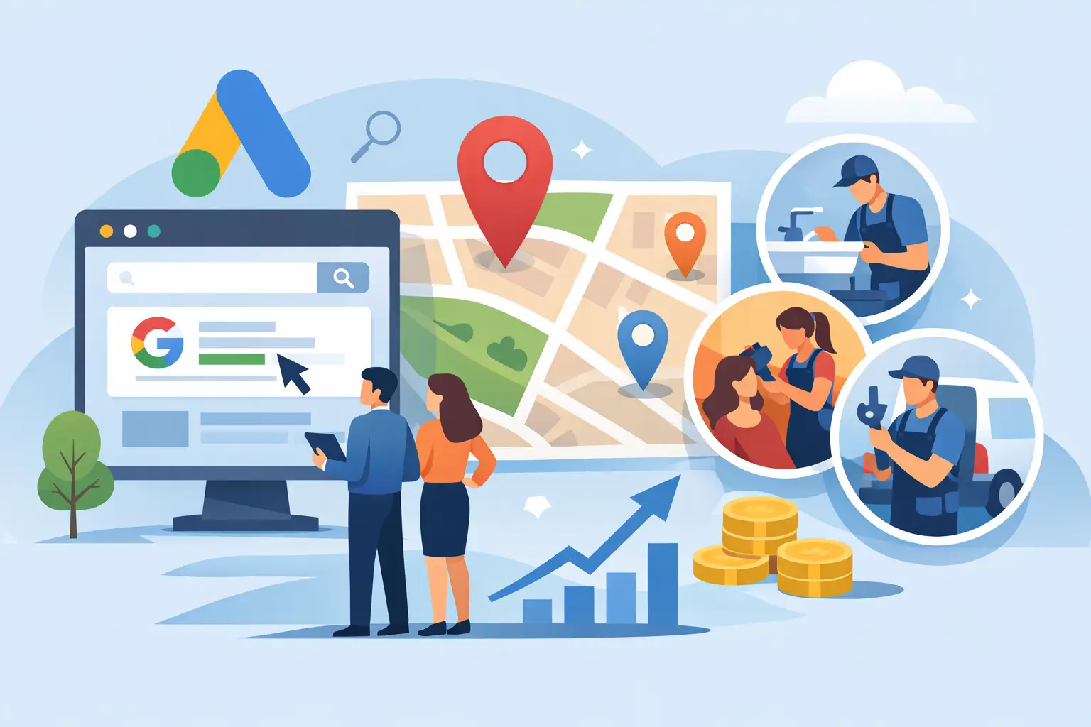 Google Ads für lokale Dienstleister richtig nutzen