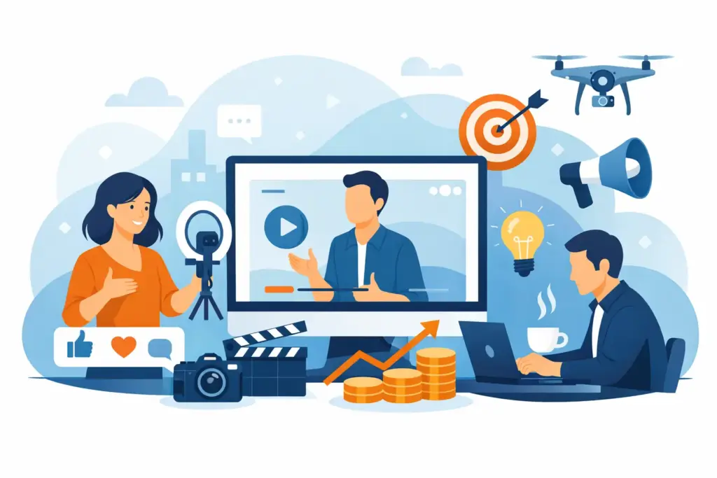 Videomarketing für kleine Unternehmen, das wirkt